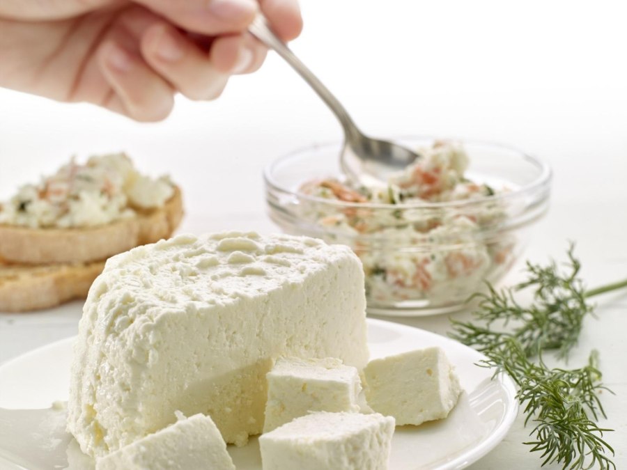 Творог с зеленью