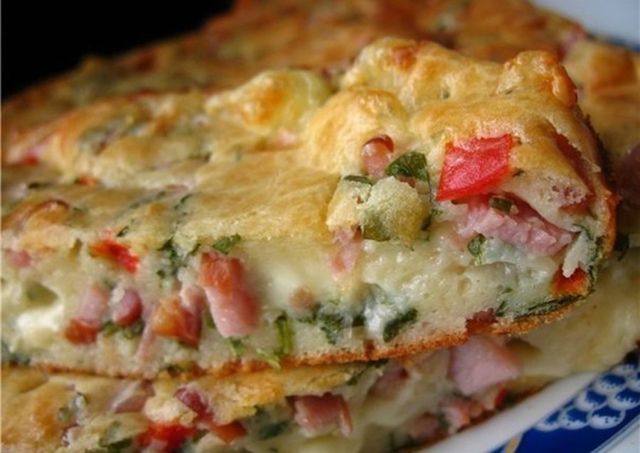 Омлет с ветчиной и сыром