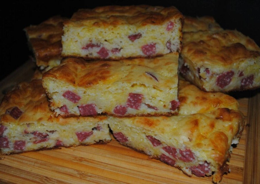 Картофельный пирог пицца