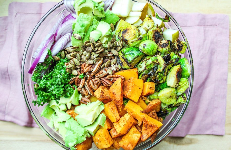 Салат из растительных продуктов