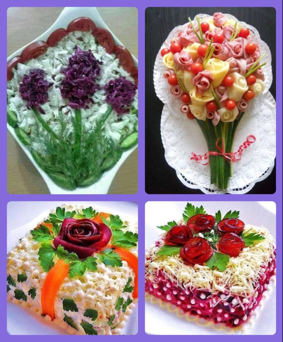 Букет из салата и зелени