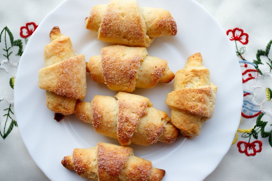 Печенье с повидлом вид сверху