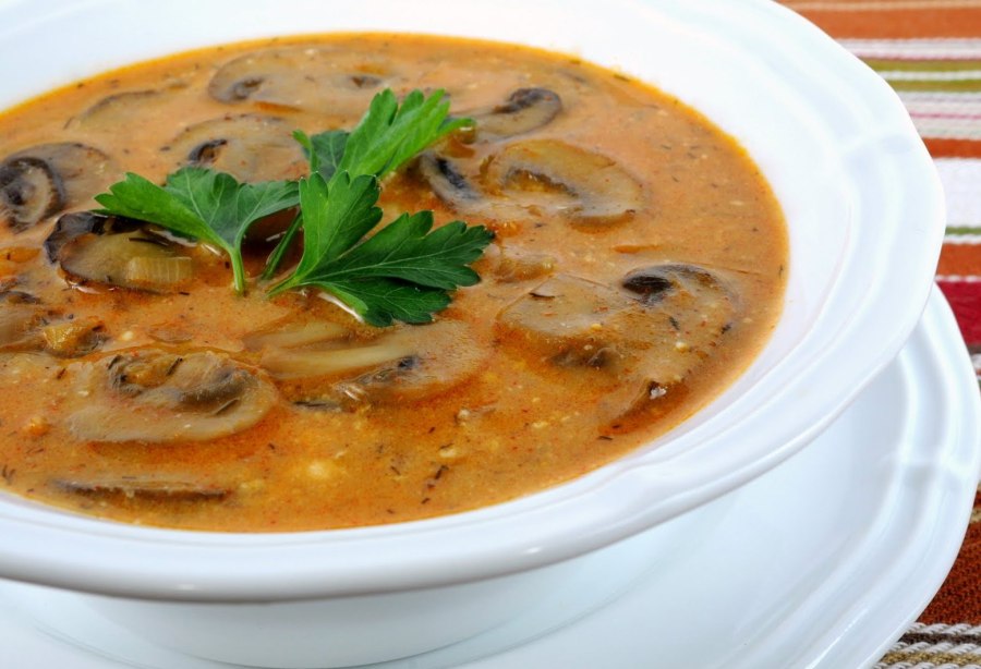 Суп с грибами
