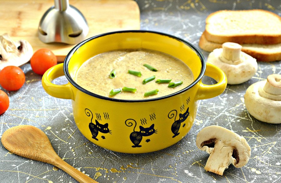 Грибной суп из шампиньонов