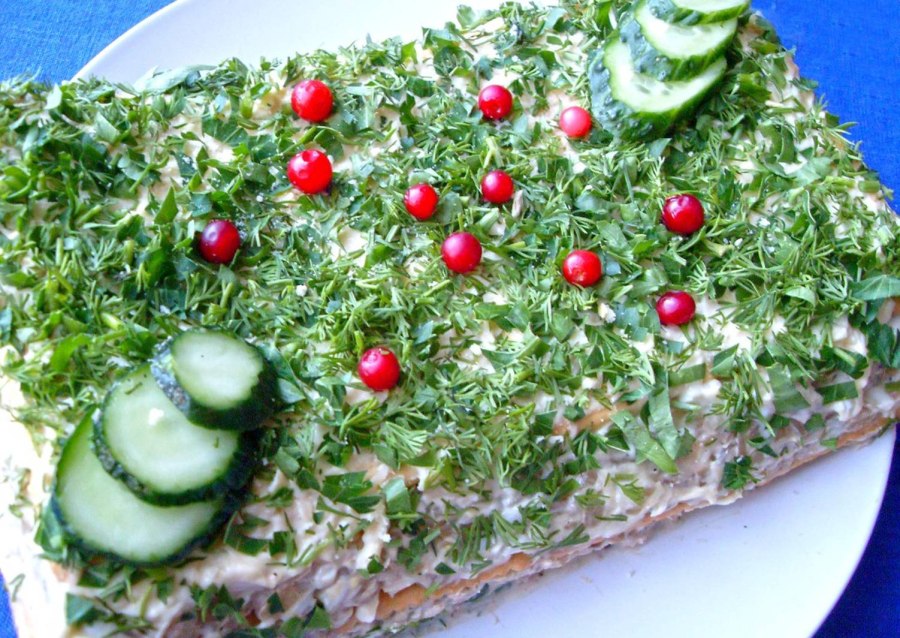 Овощные салаты на праздничный стол