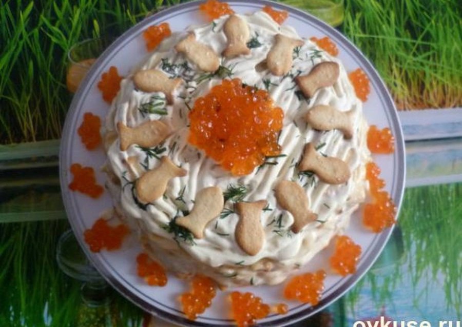 Тортик из рыбок