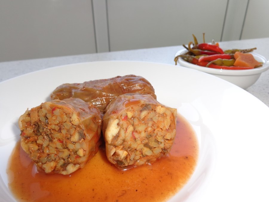 Постные голубцы