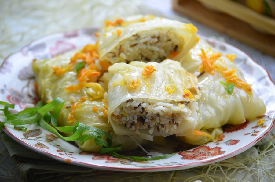 Голубцы овощные постные