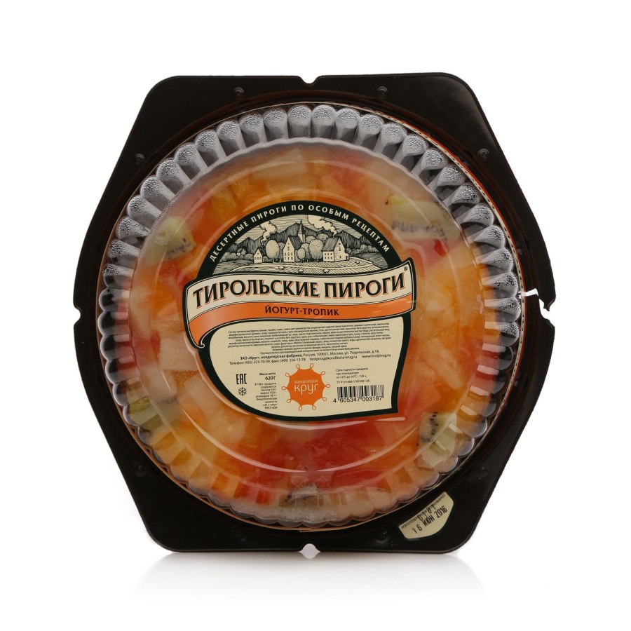 Кондитерская фабрика круг Тирольские пироги