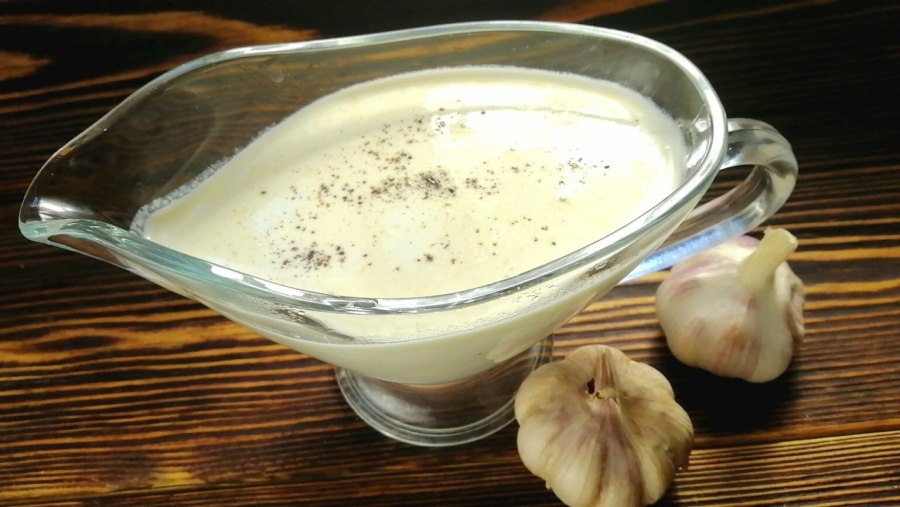 Загустевшие сливки соус