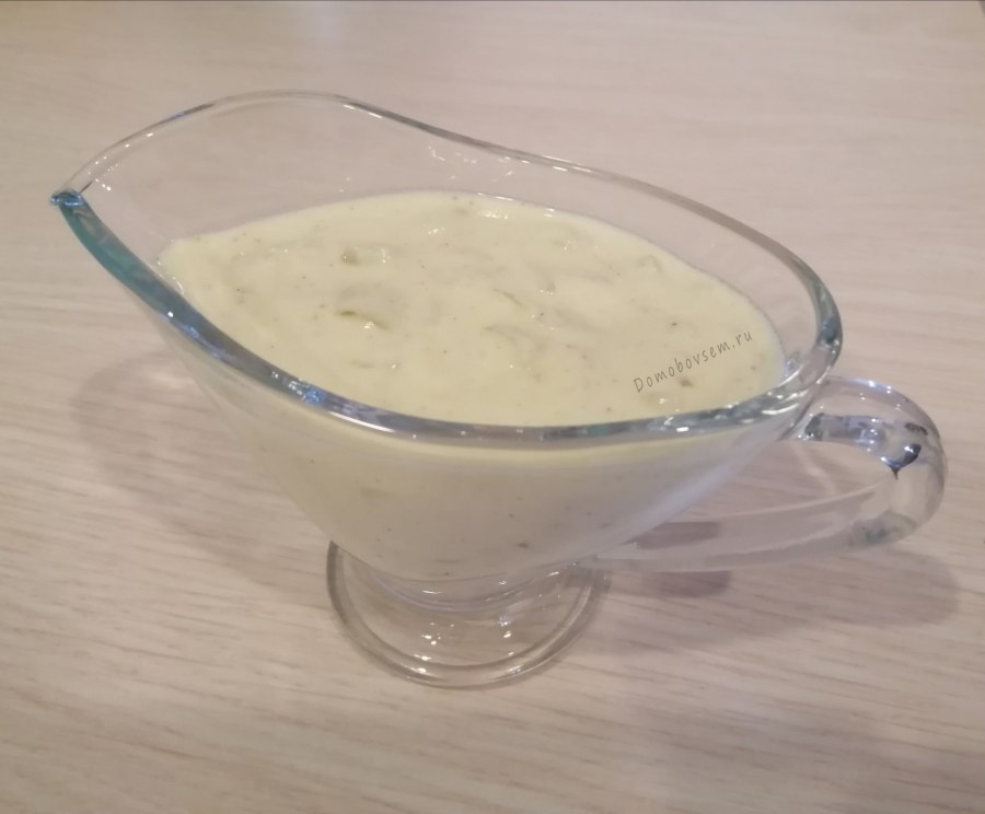 Соус бешамель Ингредиенты