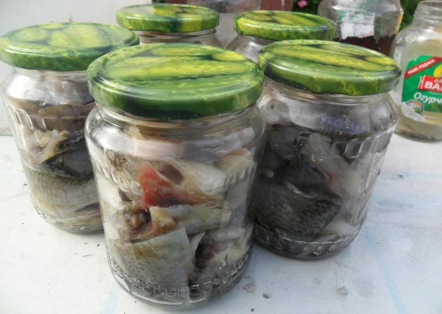 Рыбная консерва в автоклаве