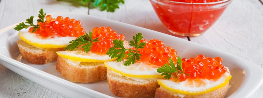 Икра горбуши бутерброд
