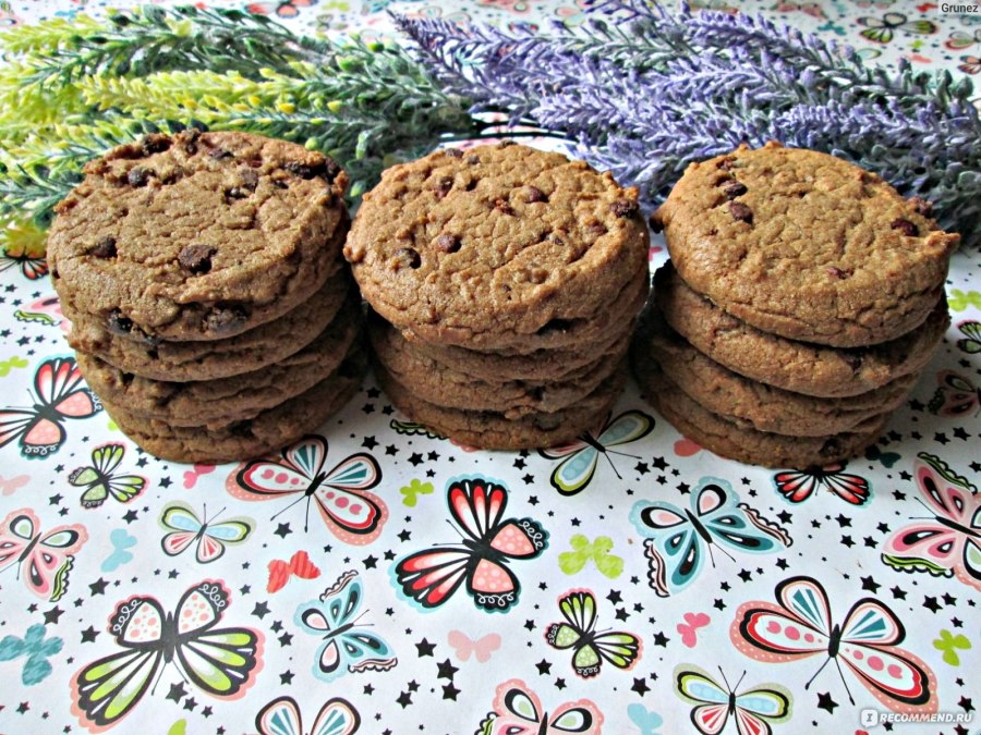 Печеньки с шоколадом американо