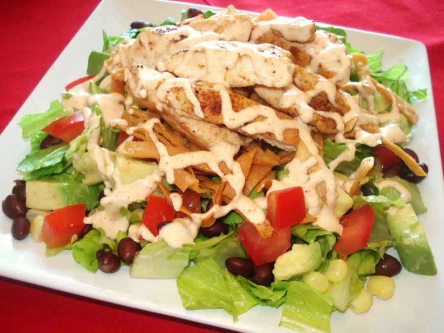Чикен Индиана салат