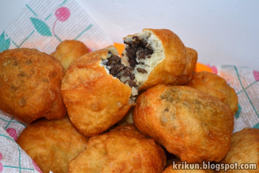 Жареные пирожки сладкие