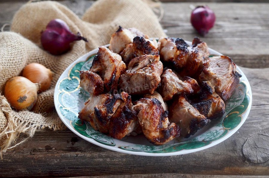 Шашлык с киви