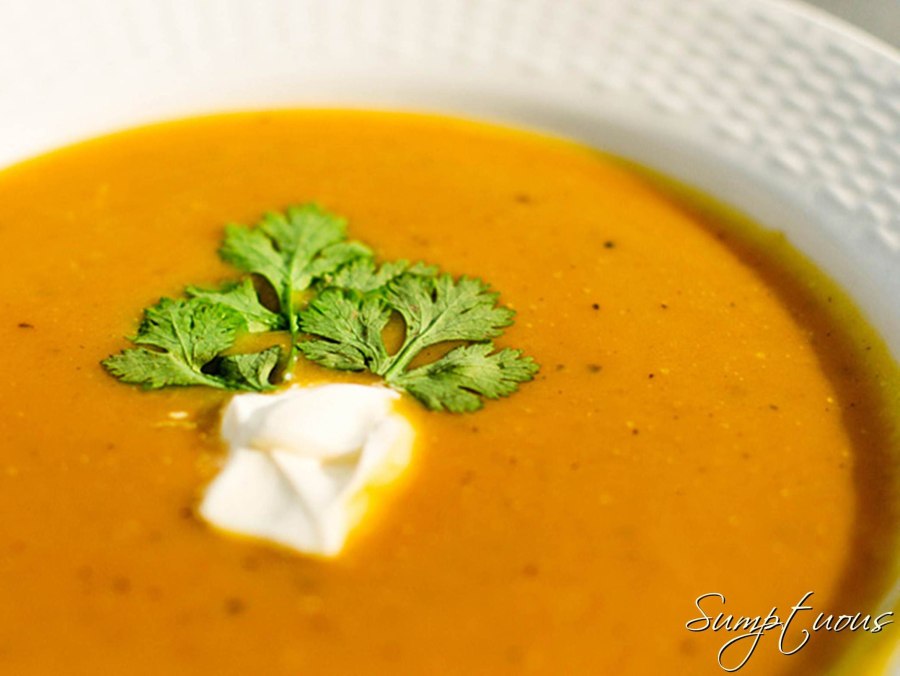 Суп с тыквой и овощами