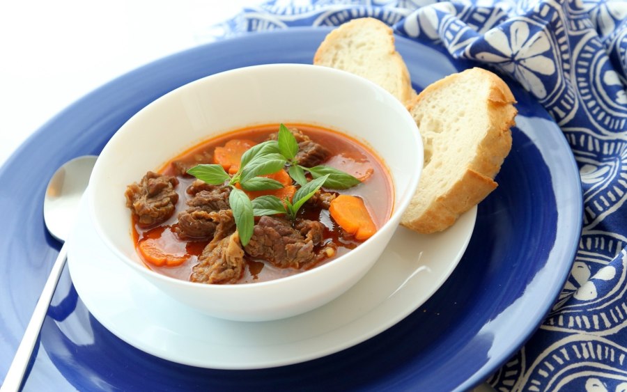 Тыква с говядиной в мультиварке