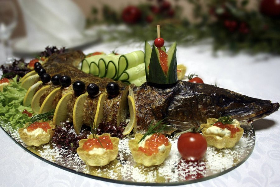 Фаршированная щука Одесса