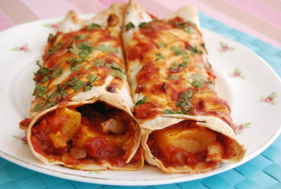 Кесадилья сырная с зеленью