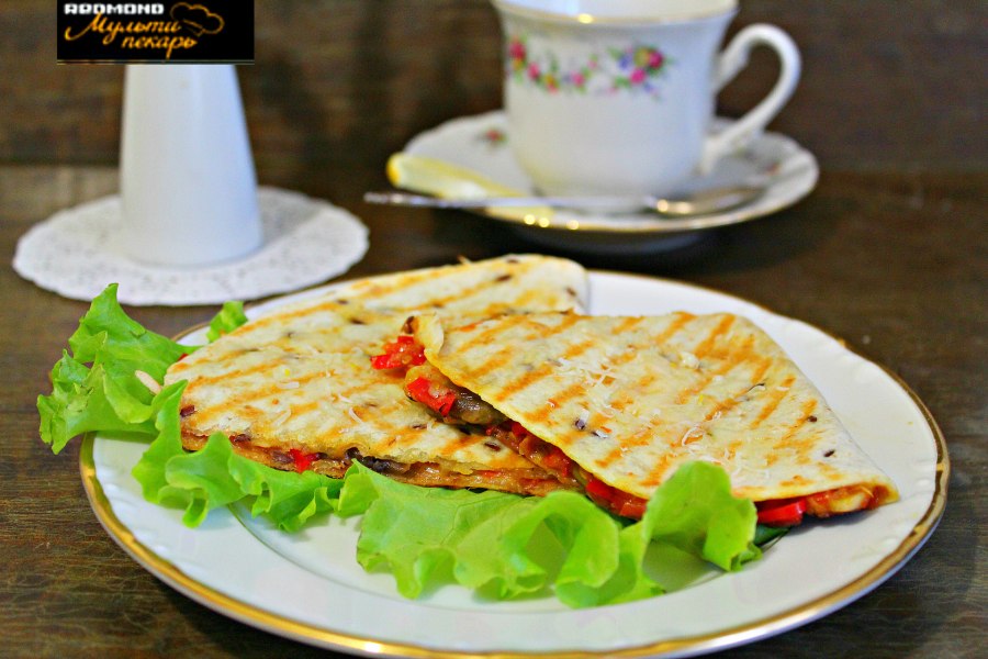 Тортилья с овощами в духовке