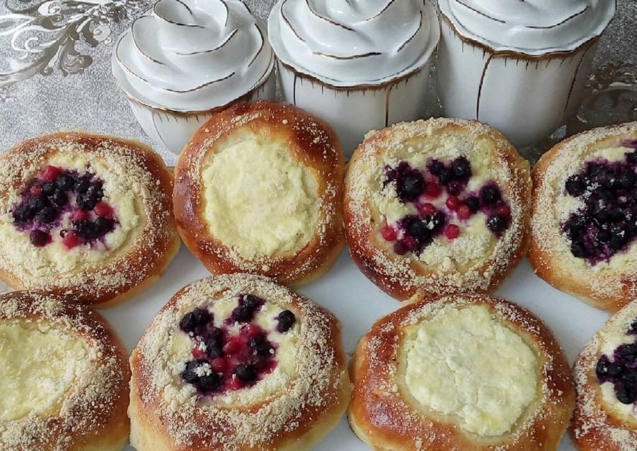 Ватрушка с кремом