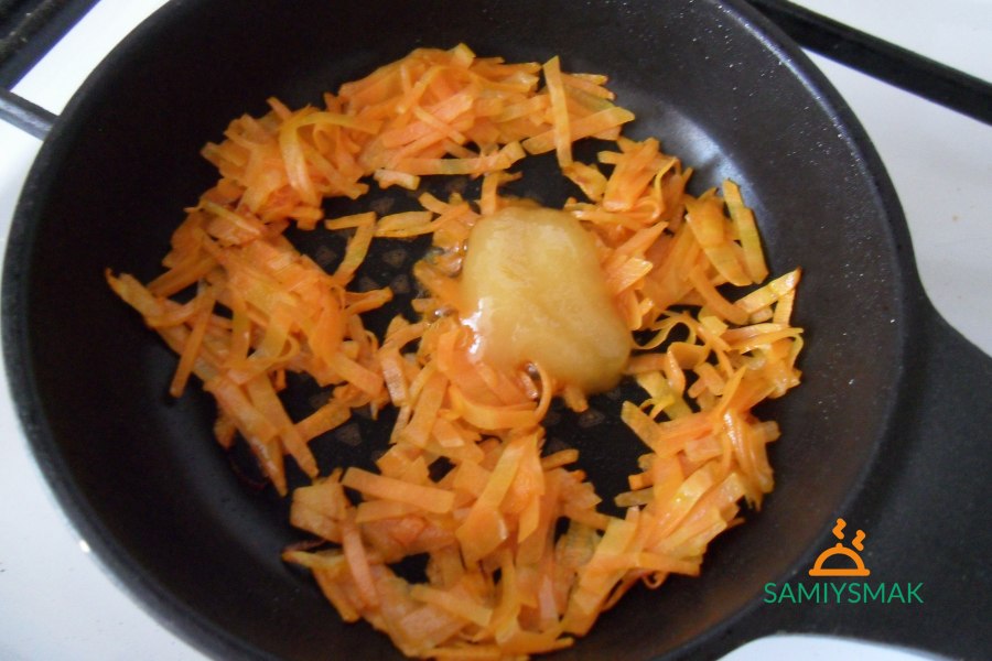 Редька с морковкой и майонезом