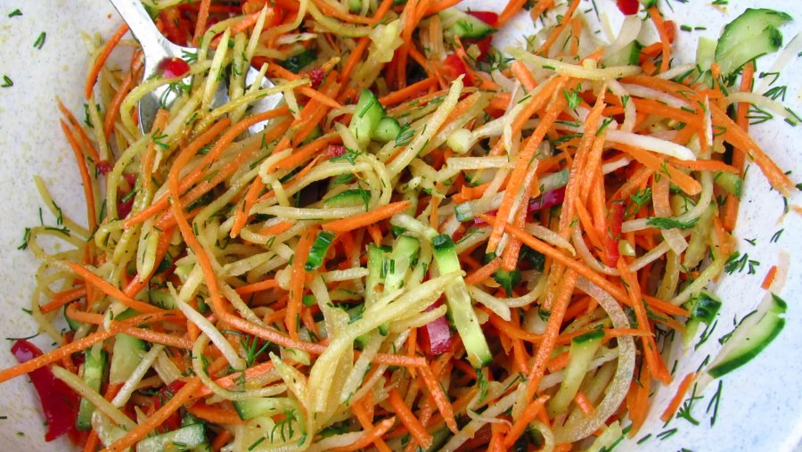 Салат дайкон как выглядит