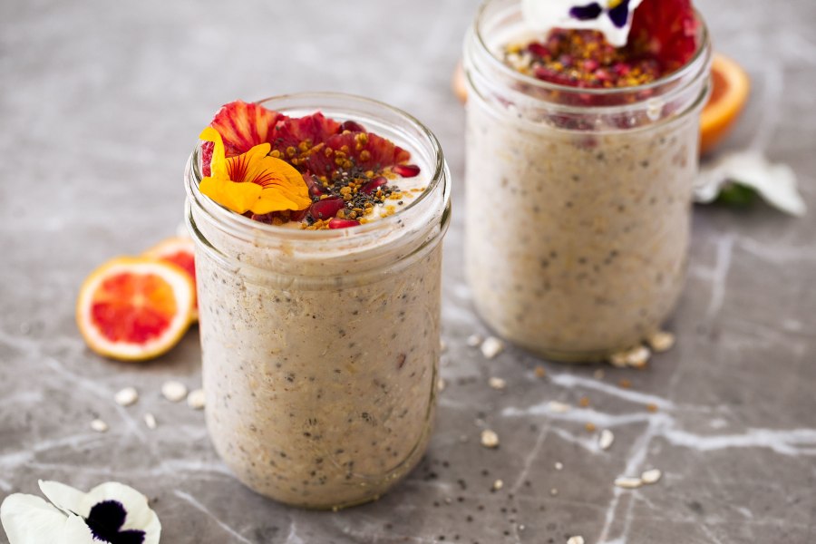 Ленивая овсянка с йогуртом