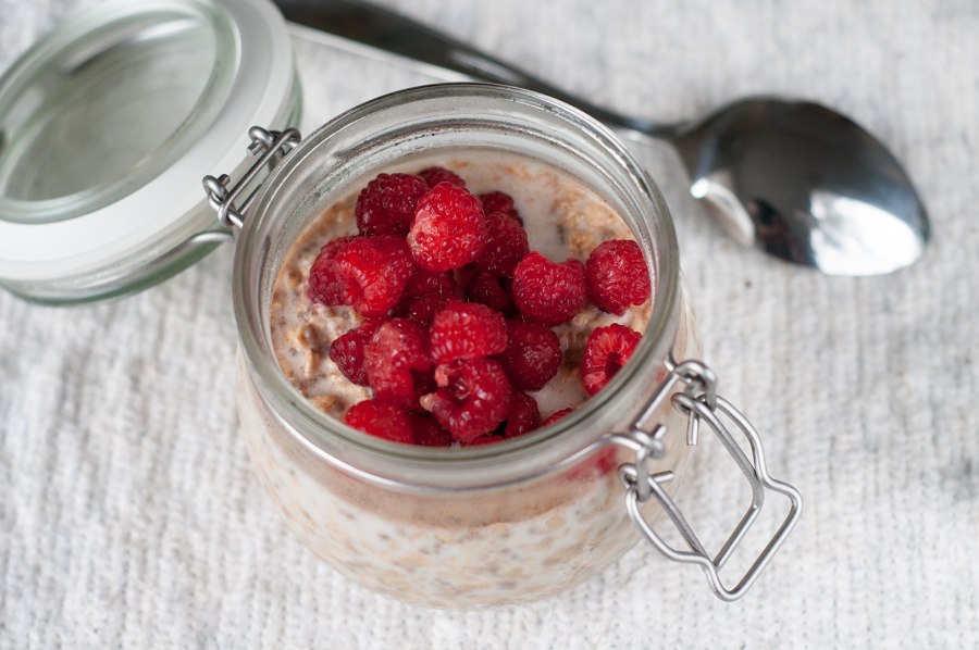 Ленивая овсянка мокко