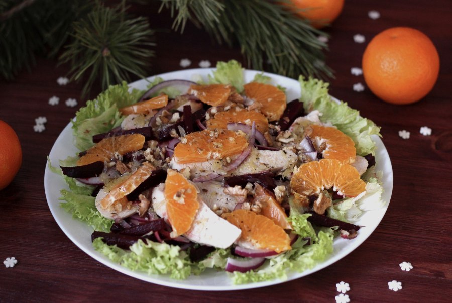 Салат руккола свекла сыр