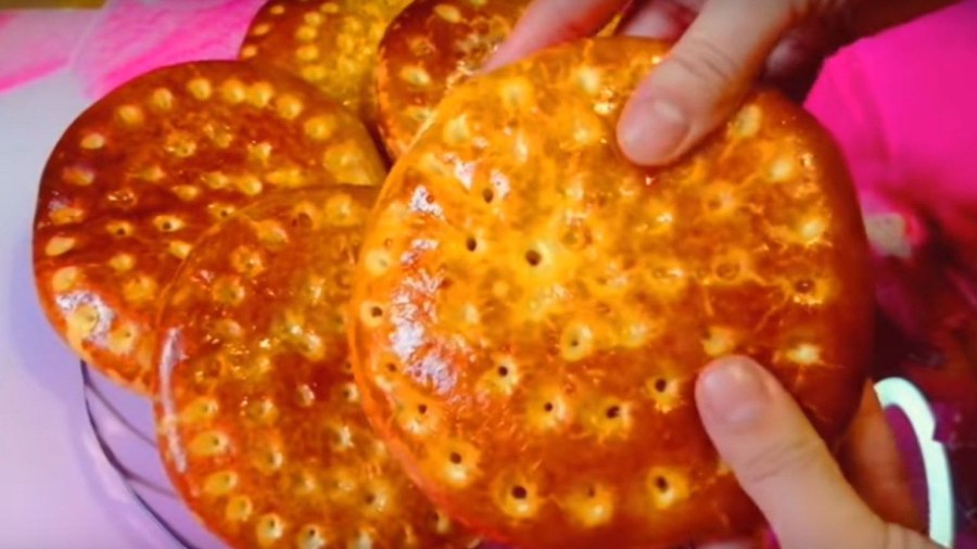 Лепешки на сметане