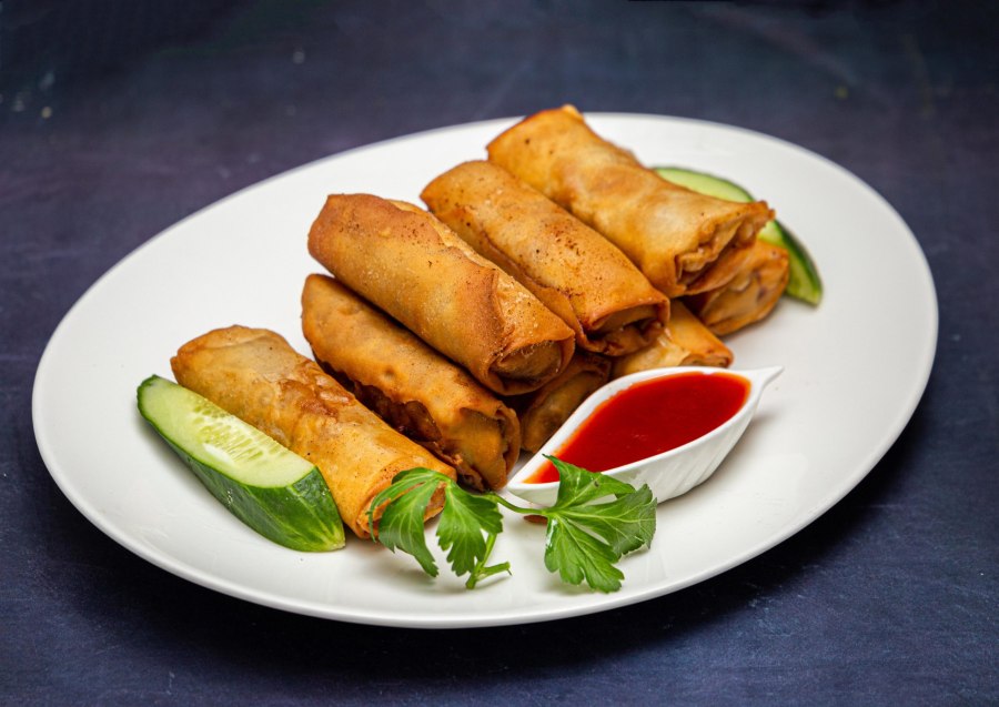 Роллы из блинчиков