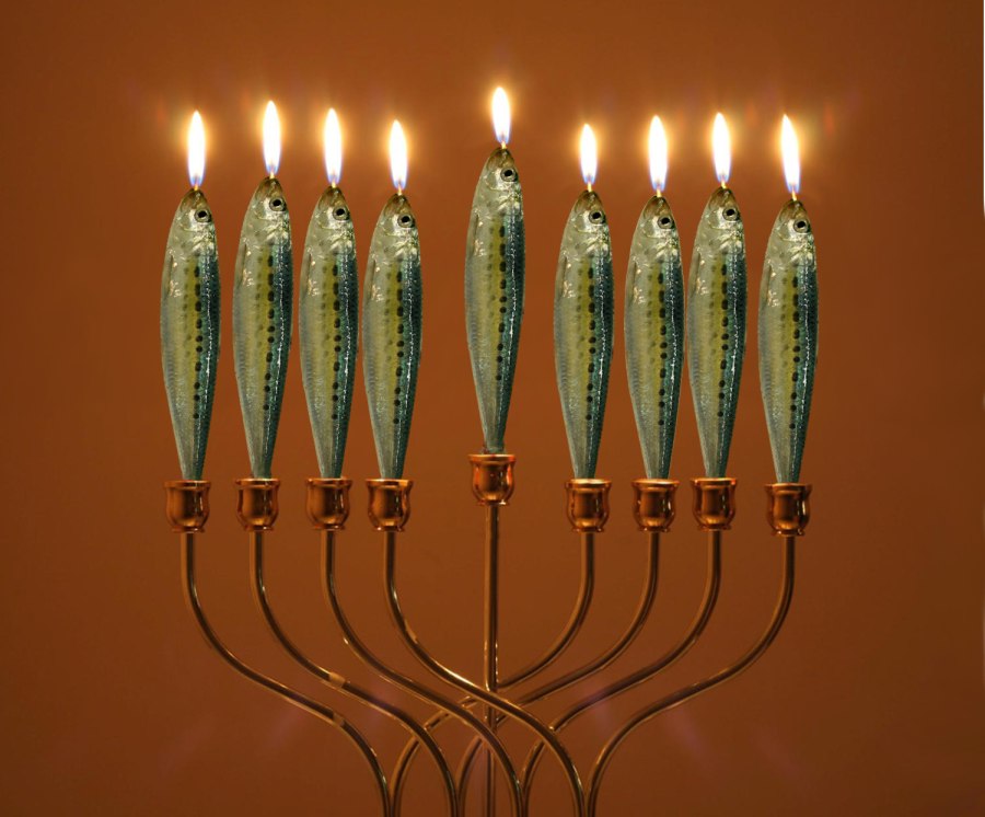 Свечка из рыбы