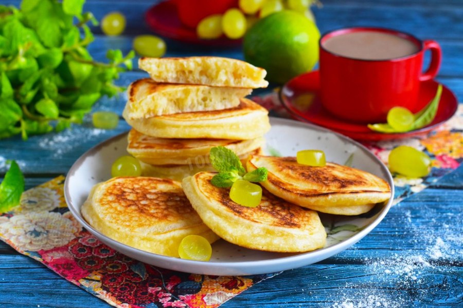 Пышные оладьи