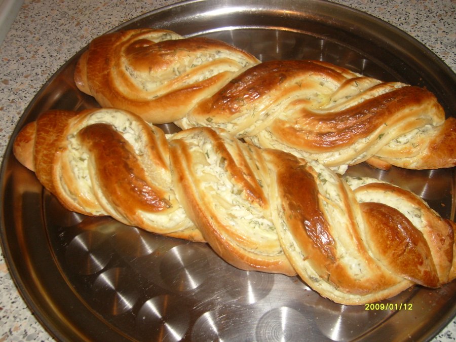 Красивые плетенки из теста