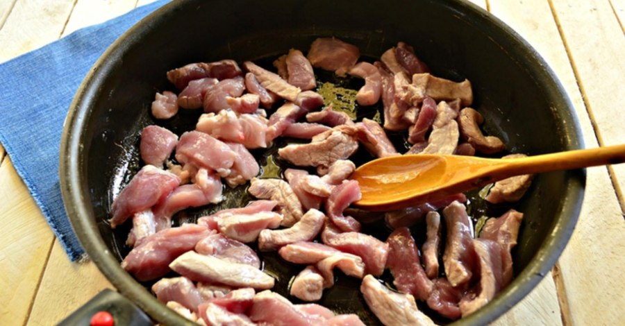 Кусочки говядины