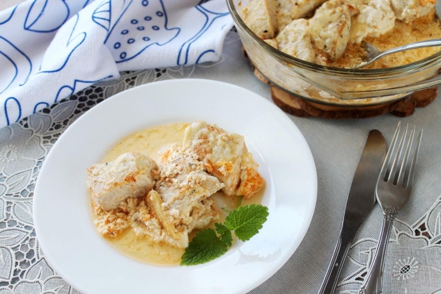 Индейка в сметанном соусе