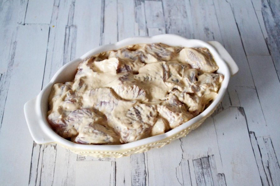 Бефстроганов с индейкой