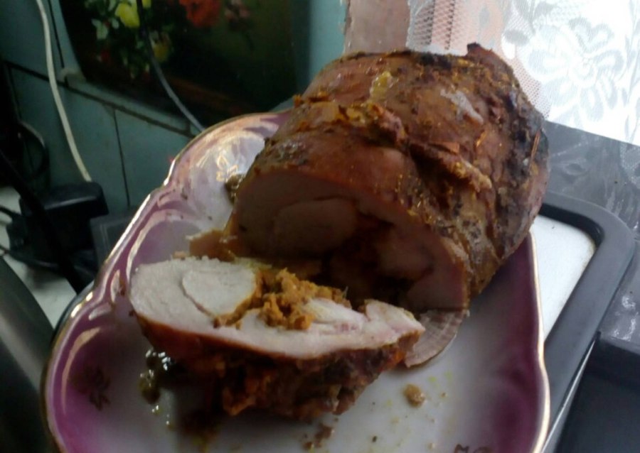 Филе индейки рулет