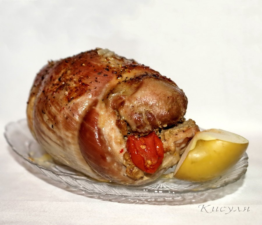 Рулетики из филе индейки