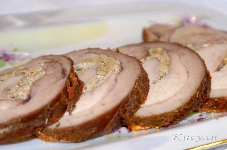 Рулет из филе индейки