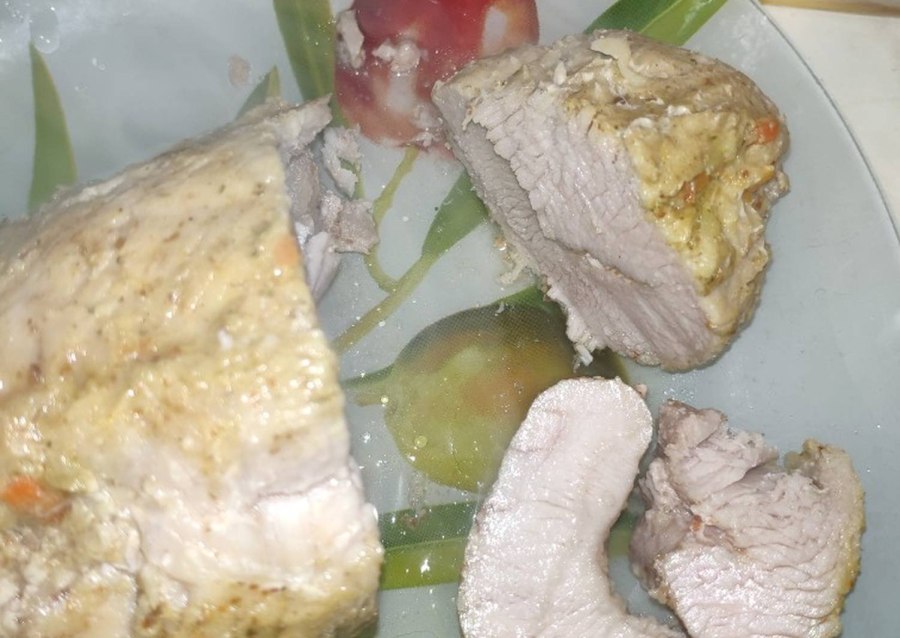 Филе индейки рулетики