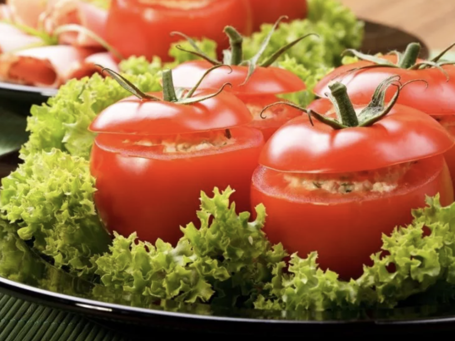 Помидоры фаршированные брынзой