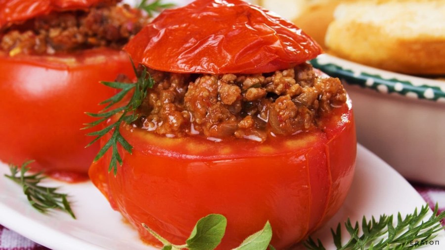 Помидоры фаршированные овощами
