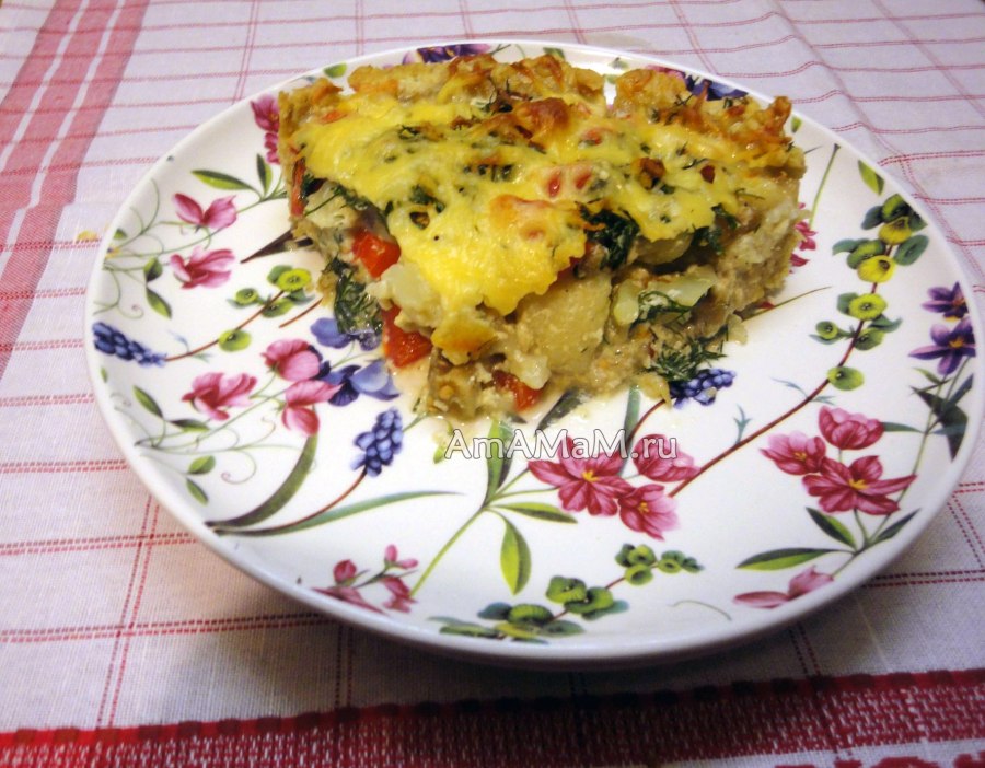 КИШ С цветной капустой