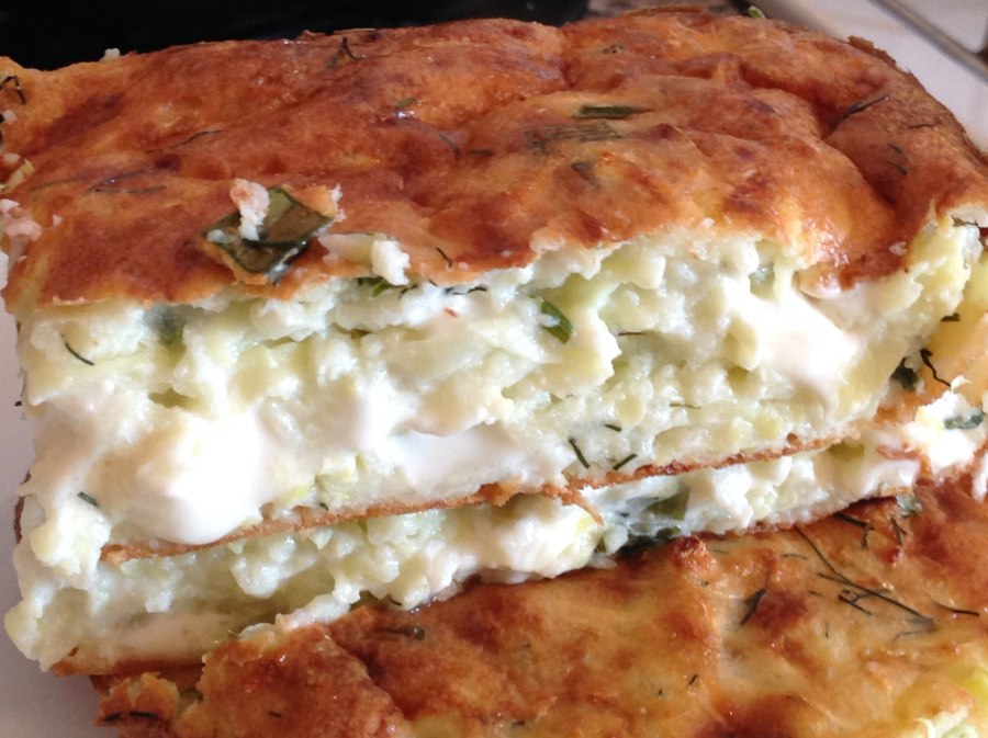 КИШ С цветной капустой и брокколи