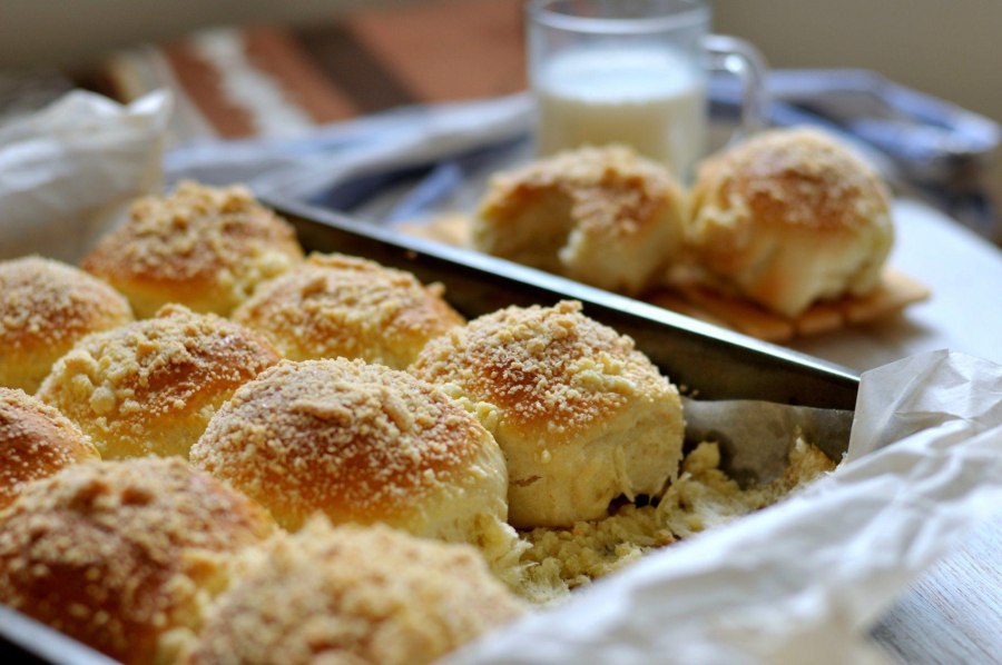 Булочки с штрейзельной крошкой