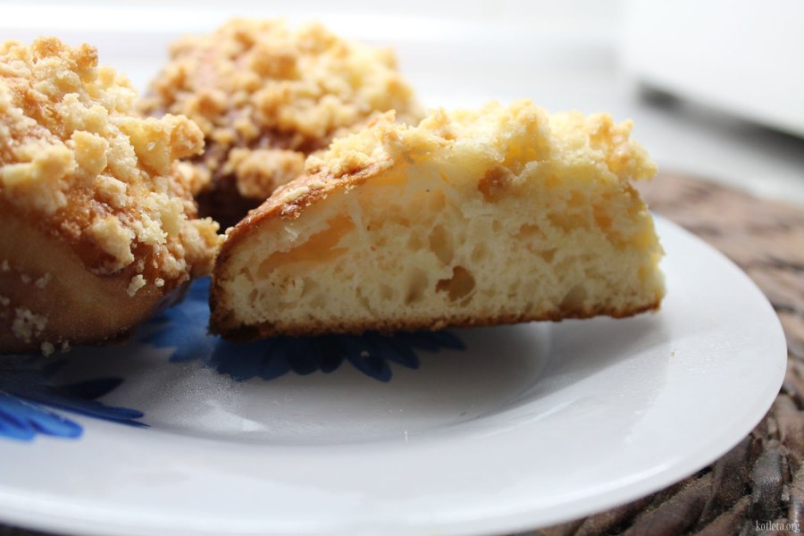 Булочки с крошкой штрейзель